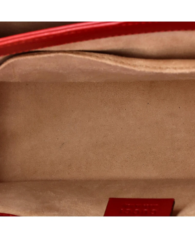 Pre-Owned Gucci Small Queen Margaret Top Handle Bag Colorblock Leather