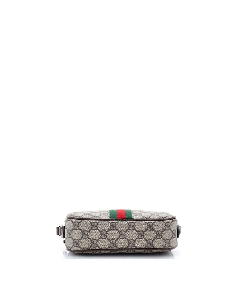 Pre-Owned Gucci Small Ophidia Camera Bag Gg Coated Canvas and Leather