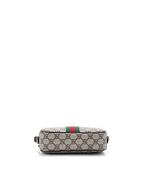 Pre-Owned Gucci Small Ophidia Camera Bag Gg Coated Canvas and Leather
