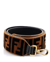 Pre-Owned Fendi Strap You Shoulder Strap Zucca Velvet