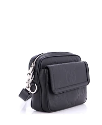 Pre-Owned Gucci Small Front Pocket Crossbody Messenger Jumbo Gg Embossed Leather
