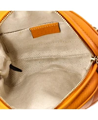 Pre-Owned Gucci Mini Soho Chain Bag Leather