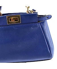 Pre-Owned Fendi Micro Peekaboo Bag Leather
