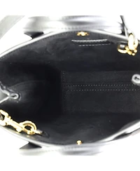 Pre-Owned Gucci Mini Vertical Tote Gg Embossed Leather