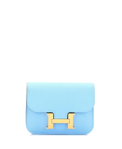 Pre-Owned Hermes Constance Slim Wallet Epsom