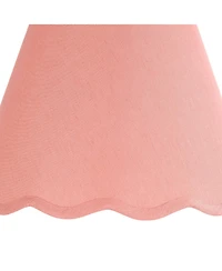 Springcrest Mylie Rose Pink Scallop Empire Shade 6x12x9.5x9