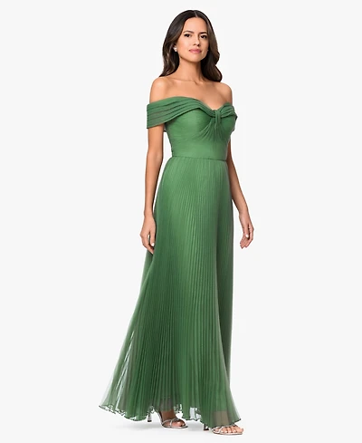 Xscape Women's Off-The-Shoulder Gown
