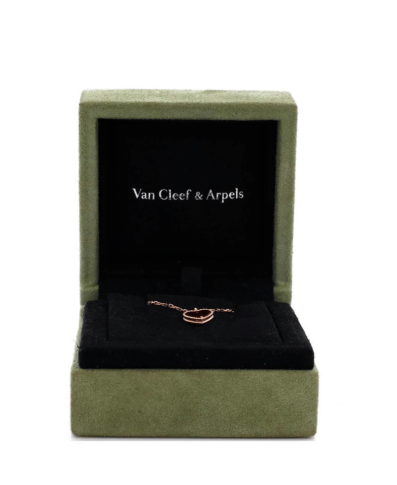 Pre-Owned Van Cleef & Arpels Sweet Alhambra Heart Pendant Necklace