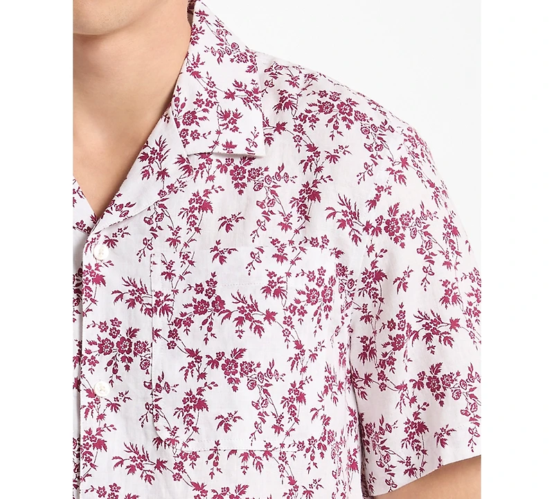Michael Kors Men's Short-Sleeve Shirt, Regular and Big & Tall