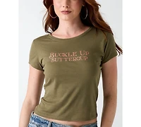 Guess Women's Short-Sleeve Crewneck T-Shirt