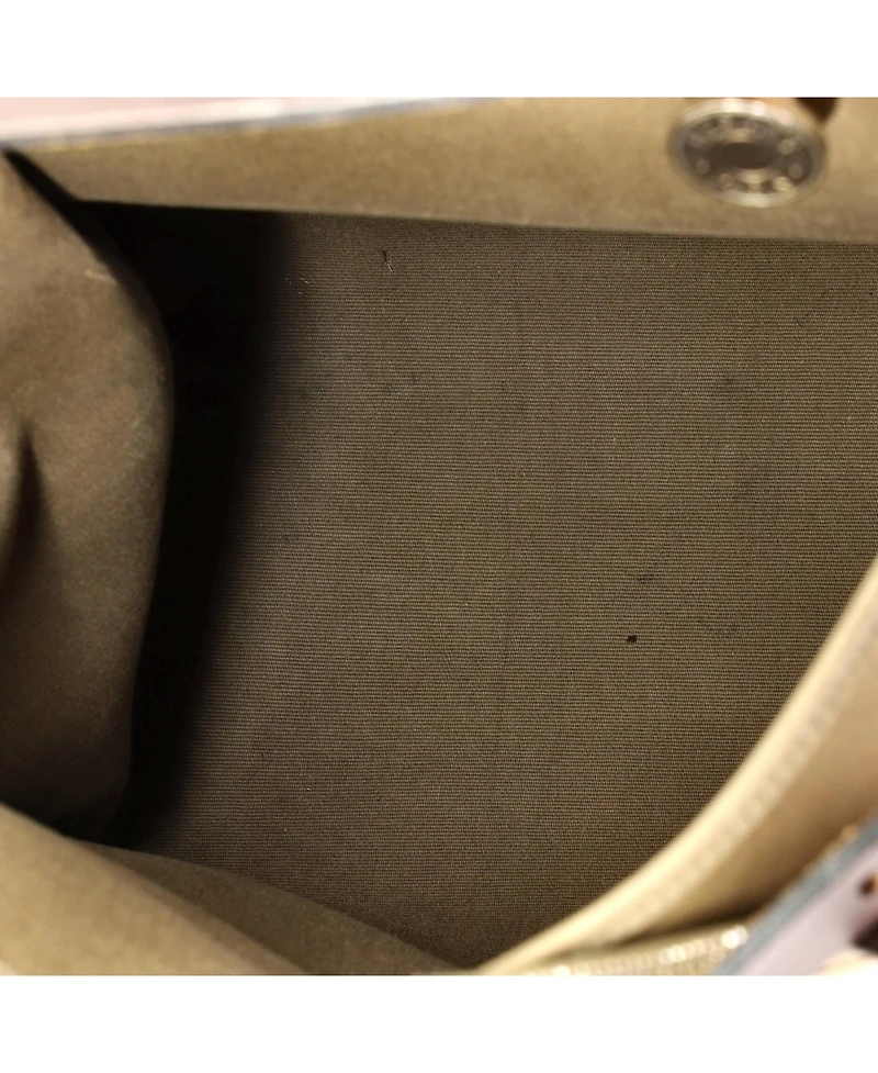 Pre-Owned HERMES 39 Herbag Zip Leather and Toile