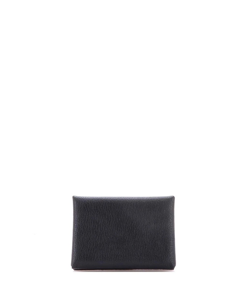 Pre-Owned HERMES Calvi Duo Card Holder Chevre Mysore