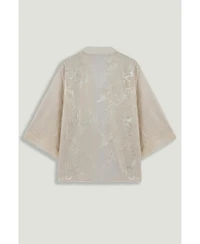 Nocturne Women's Textured Jacquard Kimono