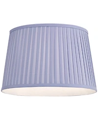 Springcrest Mapo 14" Top x 17" Bottom x 11" High x 11" Slant Lamp Shade Replacement Drum Softback Washer Harp Finial