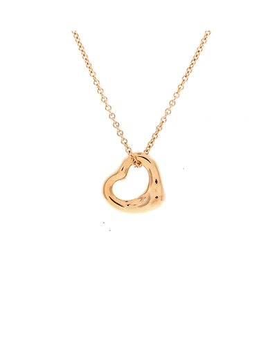 Pre-Owned Tiffany & Co Elsa Peretti Open Heart Pendant Necklace