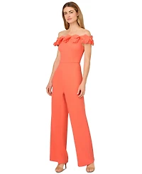 Adrianna Papell Women's Off Shoulder Jumpsuit