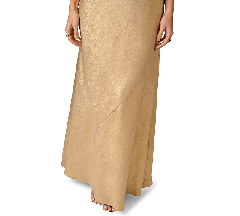 Adrianna Women's Cowl Neck Long Dress