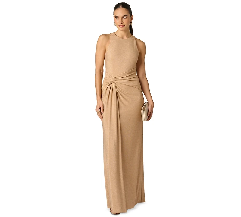 Adrianna Women's Crew Neck Long Dress
