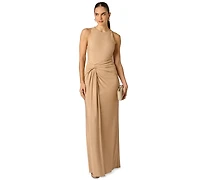 Adrianna Women's Crew Neck Long Dress