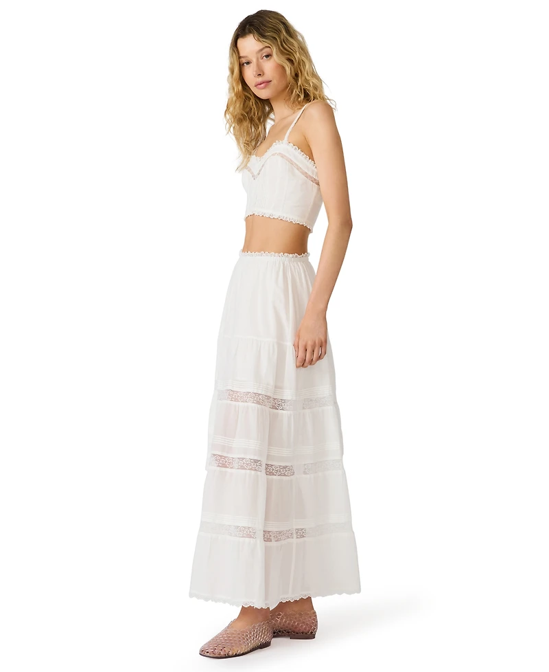 Steve Madden Women's Elisse Sweetheart Neck Top