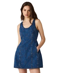 Steve Madden Women's Scoop Neck Mini Dress