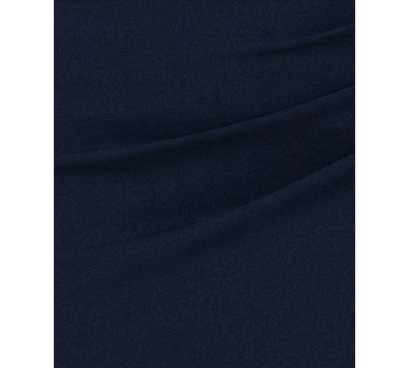 Xscape Plus Off-The-Shoulder Short-Sleeve Gown