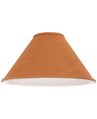 Springcrest Lamp Shade Replacement Tapered Boucle Woven Fabric Spider Harp Finial