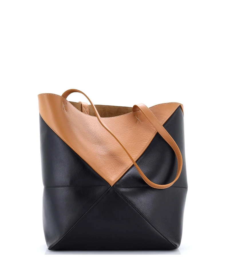 Pre-Owned Loewe Medium Puzzle Fold Tote Leather