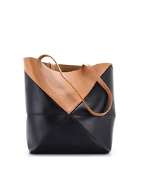 Pre-Owned Loewe Medium Puzzle Fold Tote Leather