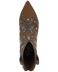 Jessica Simpson Women's Palieve Stiletto Studded Western Dress Booties