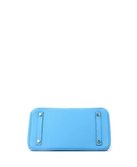 Pre-Owned HERMES Birkin 30 Handbag Blue Togo with Gold Hardware