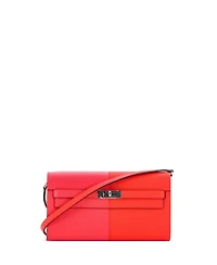 Pre-Owned HERMES Casaque Kelly To Go Wallet Epsom