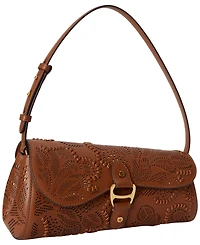 Lauren Ralph Lauren Tooled Tasha East-West Small Shoulder Handbag