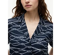 Tommy Hilfiger Women's Short-Sleeve Polyester Shirt