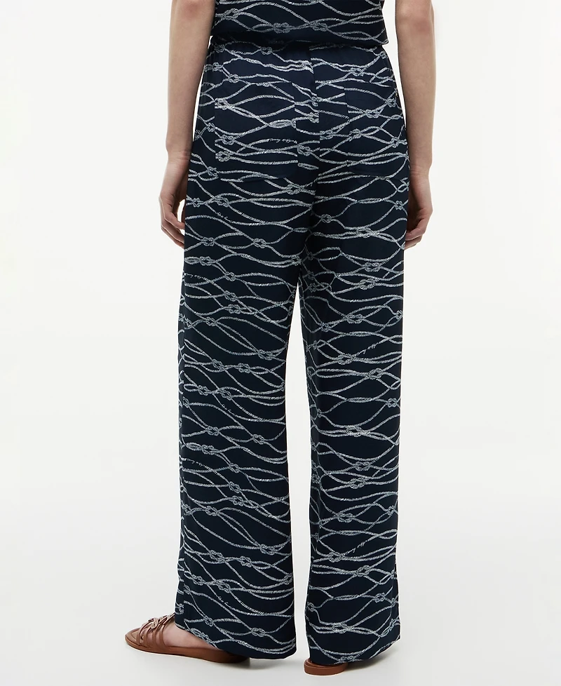 Tommy Hilfiger Women's Printed Pull-On Pants