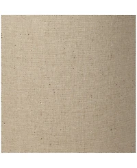 Springcrest Set of 2 Cylinder Lamp Shades Tan Small 8" Top x 8" Bottom x 11" High Spider with Replacement Harp and Finial Fitting