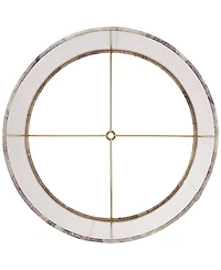 Springcrest 14" Top x 15" Bottom x 10 1/2" High x 10 1/2" Slant Print Lamp Shade Replacement Leaf Velvet Spider Harp Finial