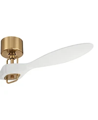 Casa Vieja 56" Longbow Brass Indoor/Outdoor Ceiling Fan