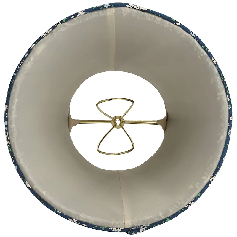 Springcrest 3 1/2" Top x " Bottom x 5" High x 5" Slant Print Lamp Shade Replacement Set of Floral Clip On Candelabra