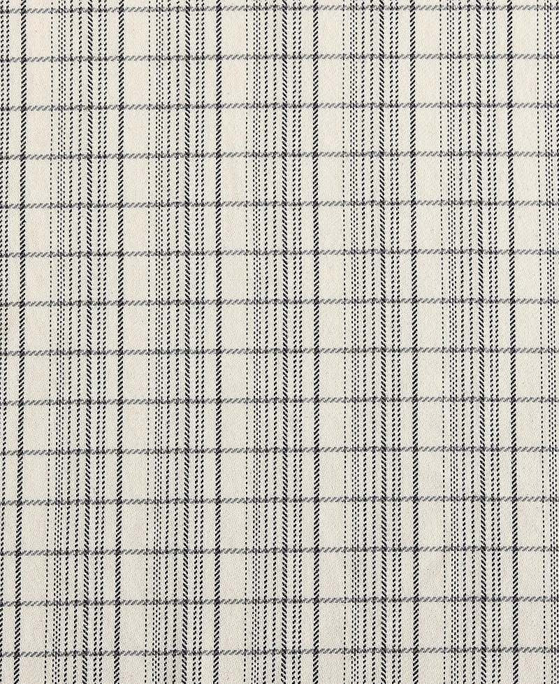 Calvin Klein Dot Dash Plaid Yarn Dyed Cotton Blanket