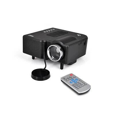 Pyle Full Hd 1080p Mini Portable Pocket Video and Cinema Home Theater Projector-Built-in Stereo Speaker