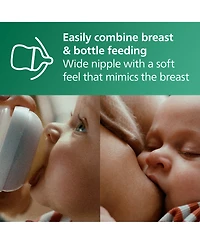Avent Baby Philips Glass Natural Bottles 3pk, 4oz