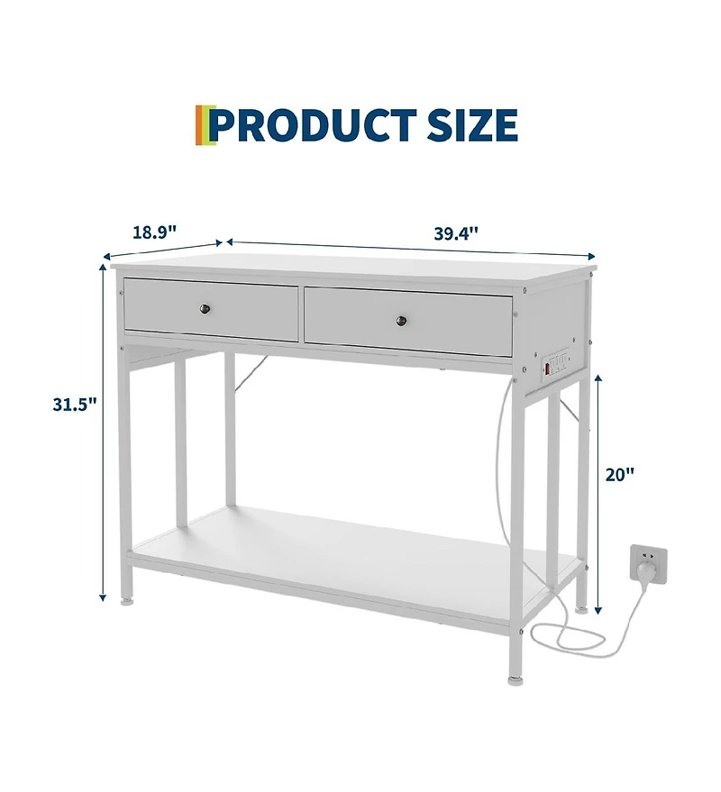 gaomon 40 Gallon Double Aquarium/Reptile Tank Stand with Outlets