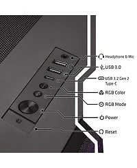 Clx Horus Gaming Pc-Liquid Cooled Intel Core Ultra 9 285K 3.7GHz 24-Core, 48GB DDR5, Rtx 5080 16GB Graphics, 2TB Ssd, WiFi, Windows 11 Home 64-bit