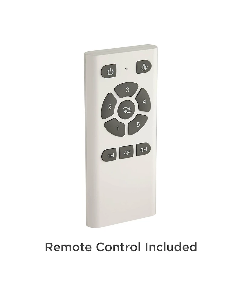 Casa Vieja 52" Windspun Modern Indoor Ceiling Fan 3 Blade Remote Control