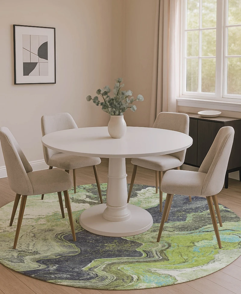 Addison Mayfield AMF1907 8' x 8' Round Area Rug