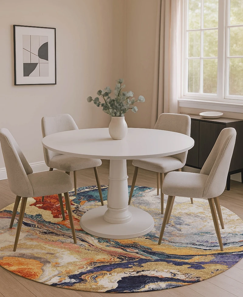 Addison Mayfield AMF1908 8' x 8' Round Area Rug
