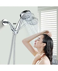 Busdays Handheld Shower Head with Hose High Pressure Shower Heads, Chrome