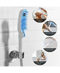 Aronkl Dog Shower Attachment 4 Spray Modes Pet Bath Sprayer with Diverter Valve 65ft Hose Indoor Outdoor Washing Supplies