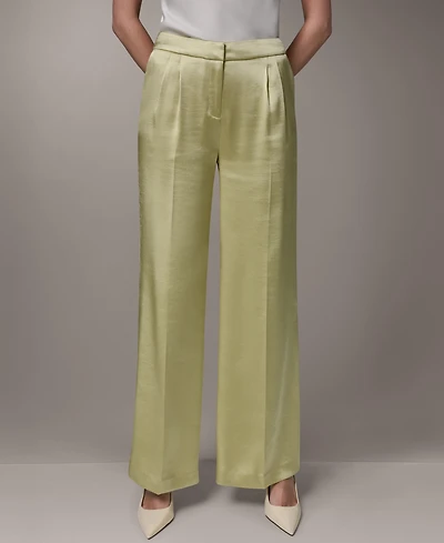 Donna Karan New York Women's High-Rise Wide-Leg Pants